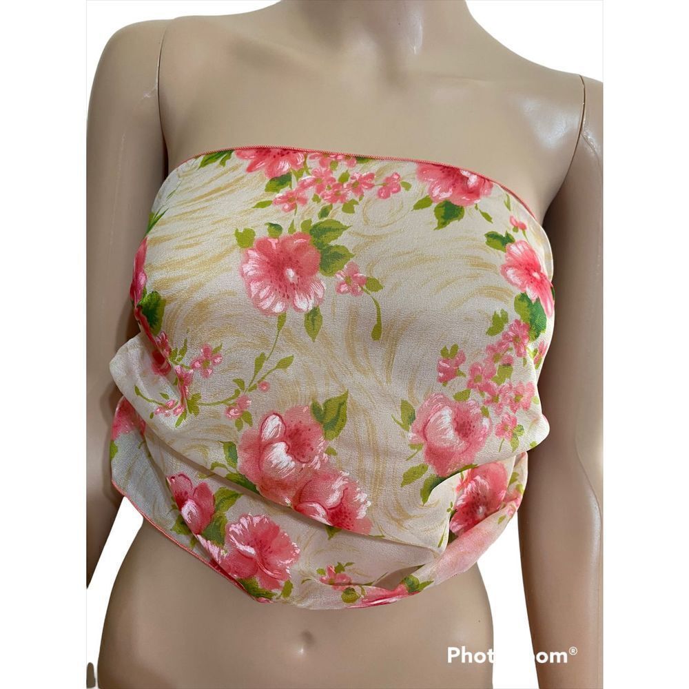 Vintage | Floral Sheer Scarf
